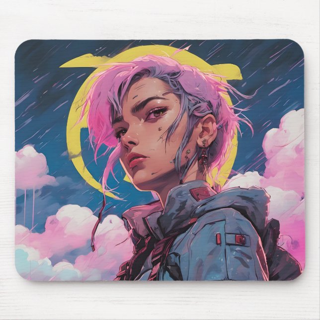 Mousepad Jenny Cyberpunk Tapis de souris (Frente)