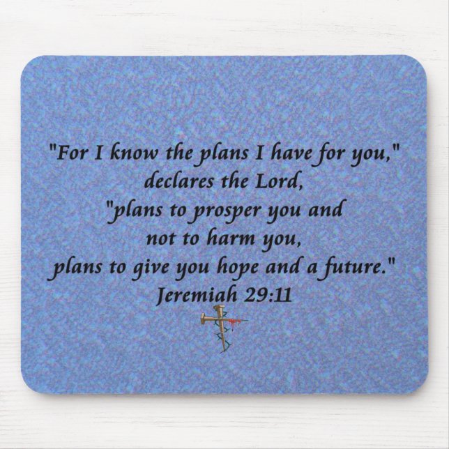 Mousepad jeremiah 29-11 (Frente)