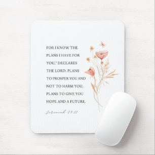 Mousepad Jeremiah 29:11 Eu sei os planos que tenho para voc