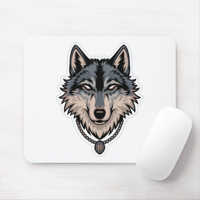 Mousepad Jerry Garcia wolf (Com mouse)