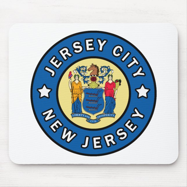 Mousepad Jersey City Nova Jersey (Frente)