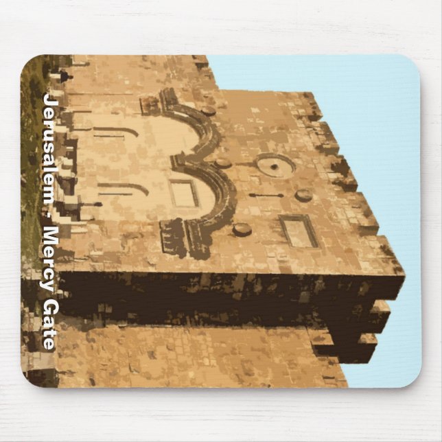 Mousepad Jerusalém - Porta do Compaixão (Frente)
