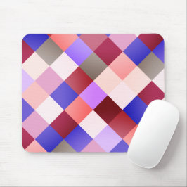 Mousepad 'Jester' - Padrão de Xadrezes Multicolore impressi