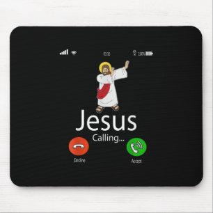 Mousepad Jesus ama  Jesus chamando...Jesus Phone Christian