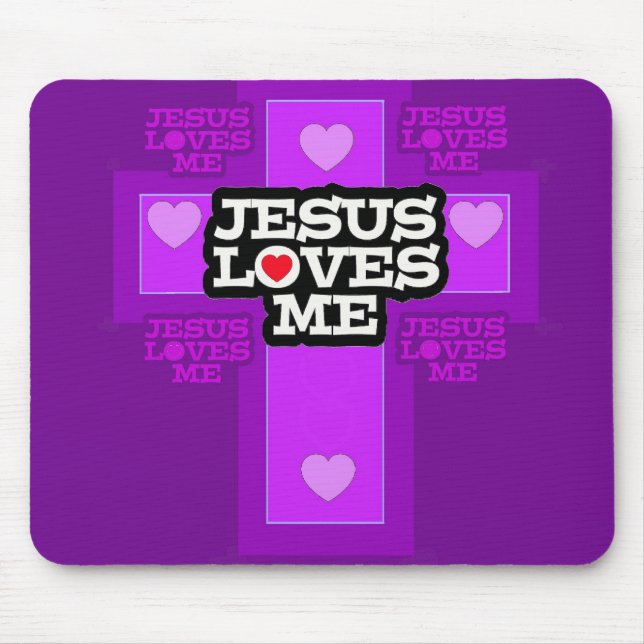 Mousepad Jesus ama-me (Frente)
