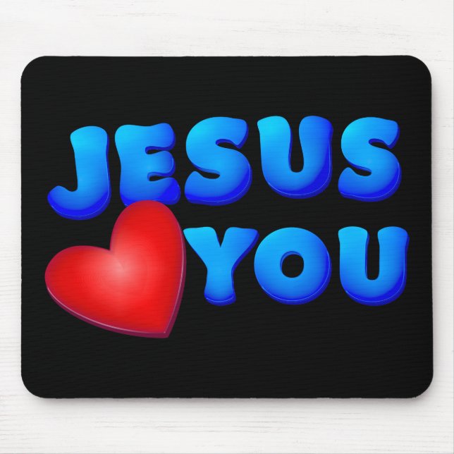 Mousepad Jesus ama-o (Frente)