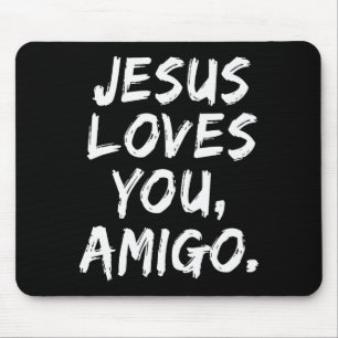 Mousepad Jesus Ama Você Amigo Crente Cristão Fé Deus