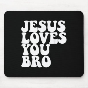 Mousepad Jesus ama você Irmão Igreja Cristã Jesus ama Y