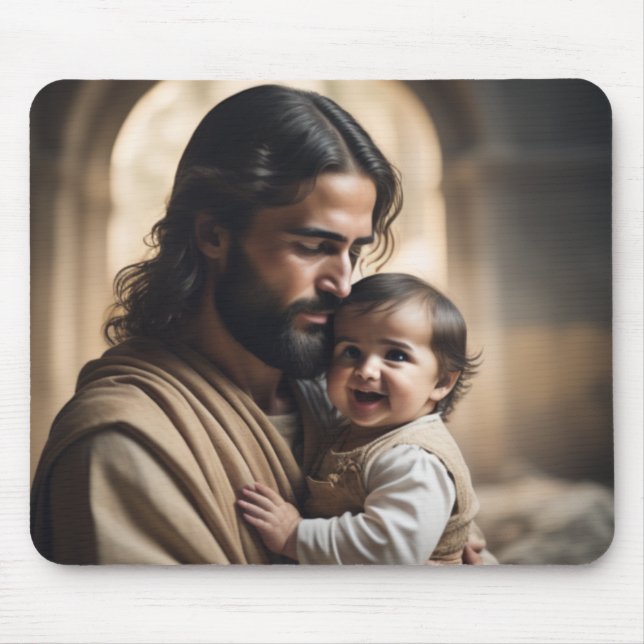 Mousepad Jesus arte (Frente)