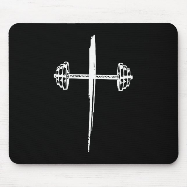 Mousepad Jesus Coffee Gym Repeat, Gym Coffee Jesus - Front  (Frente)