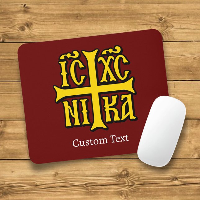 Mousepad Jesus Cristo Conquista Emblem (Criador carregado)