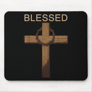 Mousepad Jesus Cristo Cristão Cruz Deus Faith Bíblia Reli