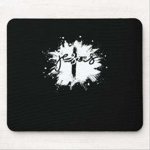 Mousepad Jesus Cristo crucifixo Religião Cristianismo