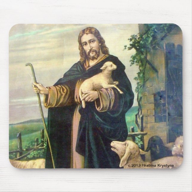 MOUSEPAD JESUS CRISTO O BOM PASTOR MOUSEPAAD (Frente)