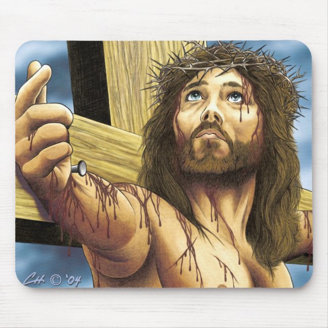 Mousepad Jesus Crucified (Frente)