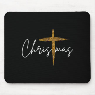 Mousepad Jesus Cruz Cristã Feliz Natal Pijamas Família