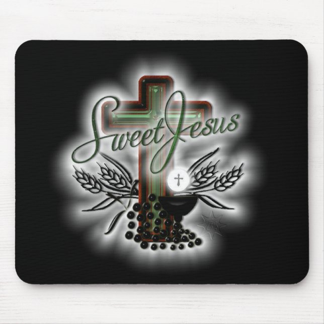 Mousepad Jesus doce (Frente)