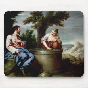 Mousepad Jesus e a mulher do samaritano