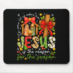 Mousepad Jesus É A Razão Da Temporada Cristã Chris