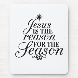 Mousepad Jesus É A Razão Do Natal Da Época