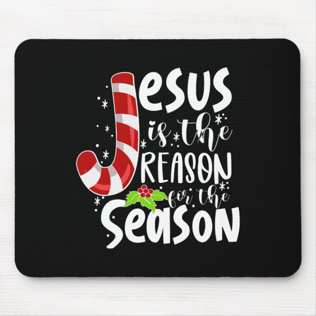 Mousepad Jesus É A Razão Do Natal Da Época (Frente)