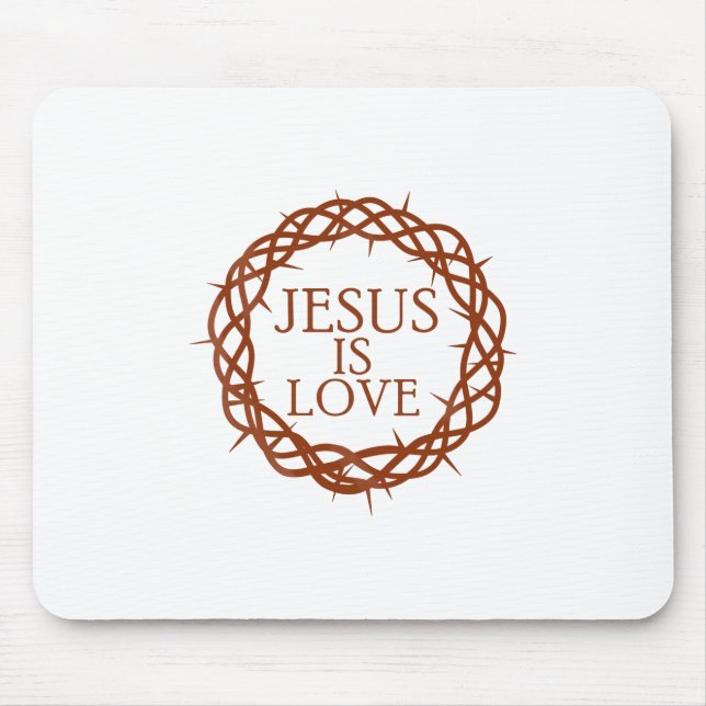 Mousepad Jesus é amor (Frente)