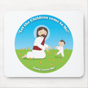 Mousepad Jesus e Criança