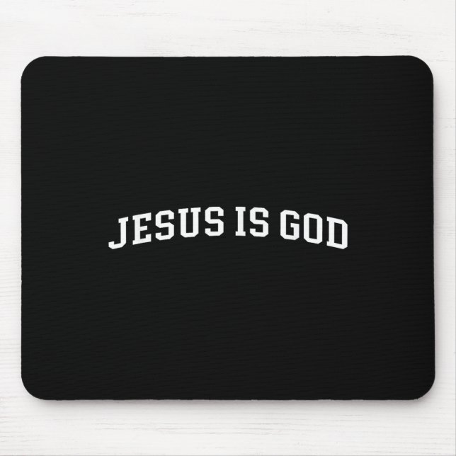 Mousepad Jesus é Deus  (Frente)