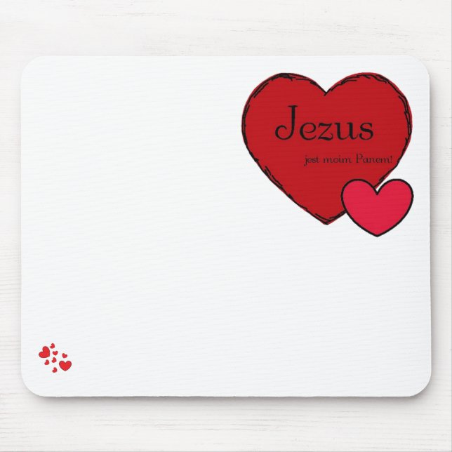 Mousepad "Jesus é meu Senhor!" (Frente)
