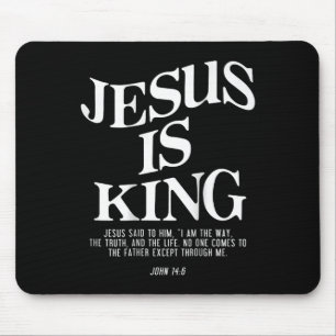 Mousepad Jesus é o rei Jesus João 146 Figurino Cristão (em