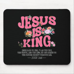 Mousepad Jesus É Rei Nk Cristão Bebê Deus Irmã Filha