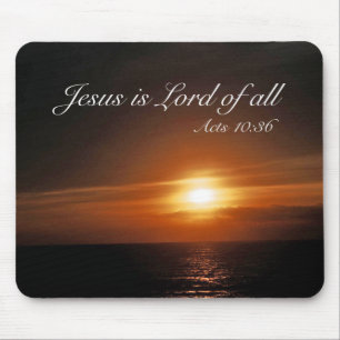 Mousepad Jesus é senhor de tudo