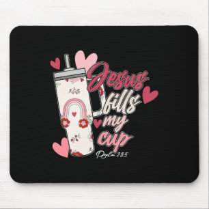 Mousepad Jesus Enche Meu Coração Dia dos Namorados Jesus Bí