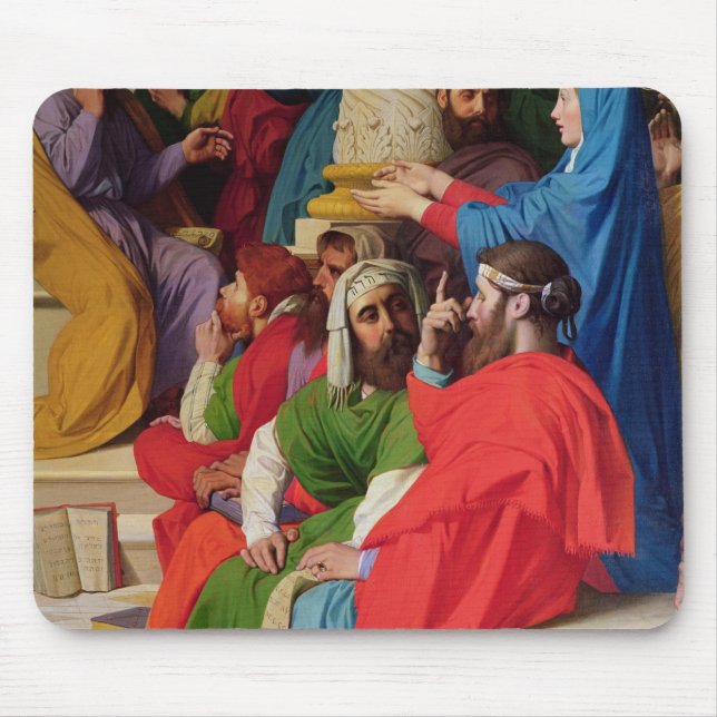 Mousepad Jesus entre os doutores (Frente)