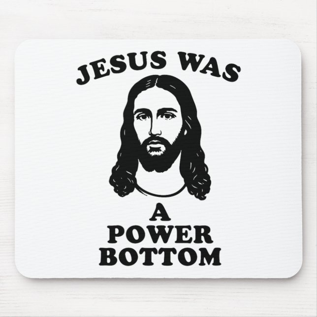 Mousepad Jesus Era Um Fundo Poderoso Piada Engraçada de Org (Frente)