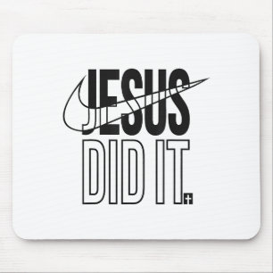 Mousepad Jesus Fez Cruz Religiosa Cristã