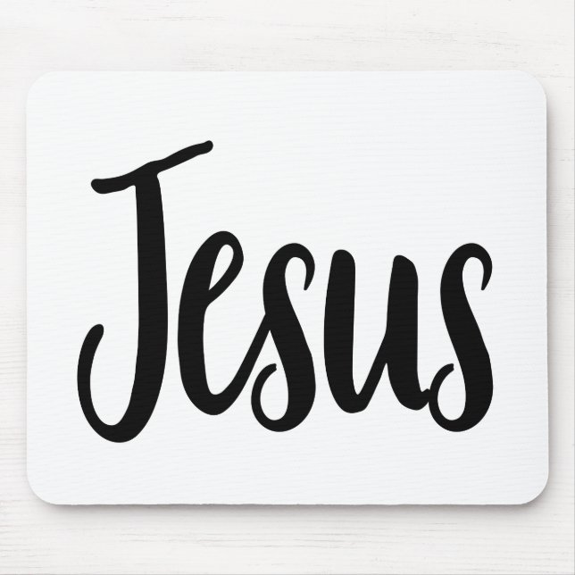 Mousepad Jesus Gospel Gráficos Estéticos (Frente)