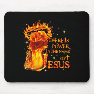 Mousepad Jesus Há Poder No Nome De Jesus Christia