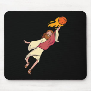 Mousepad Jesus Jogando Basquete