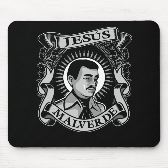 Mousepad Jesus Malverde Gift mexicano Herói Jesus Malverde (Frente)