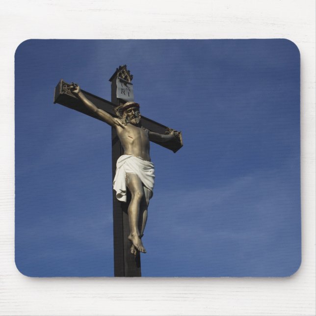 Mousepad Jesus Na Cruz (Frente)