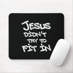 Mousepad Jesus Não Tentou Se Encaixar Graffiti Grunge Engra