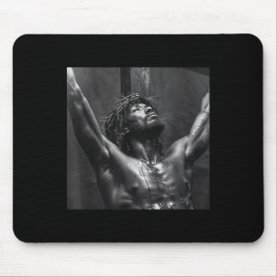 Mousepad Jesus Negro, Cristianismo, Igreja, Cristo, Jesus