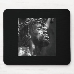 Mousepad Jesus Negro, Cristianismo, Igreja, Cristo, Jesus 5