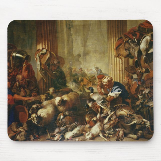 Mousepad Jesus que conduz os comerciantes do templo 2 (Frente)