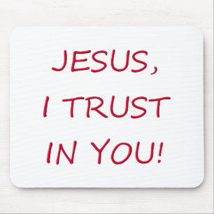 Mousepad Jesus que eu confio em você