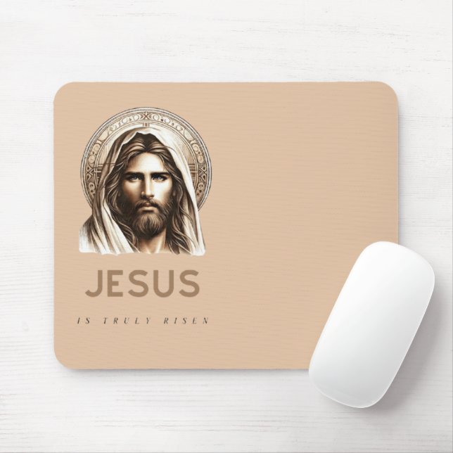 Mousepad Jesus ressuscitou verdadeiramente! (Com mouse)