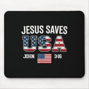 Mousepad Jesus Salva Cruz Cristã Usa Deus Fé Bíblia Nós