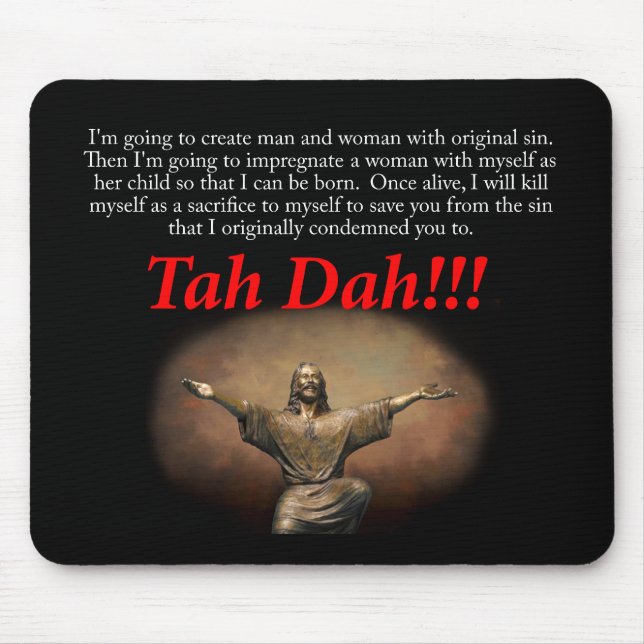 Mousepad Jesus.  Tah Dah!!! (Frente)