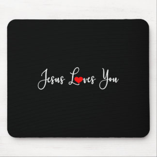 Mousepad Jesus Te Ama - Cristão Religioso